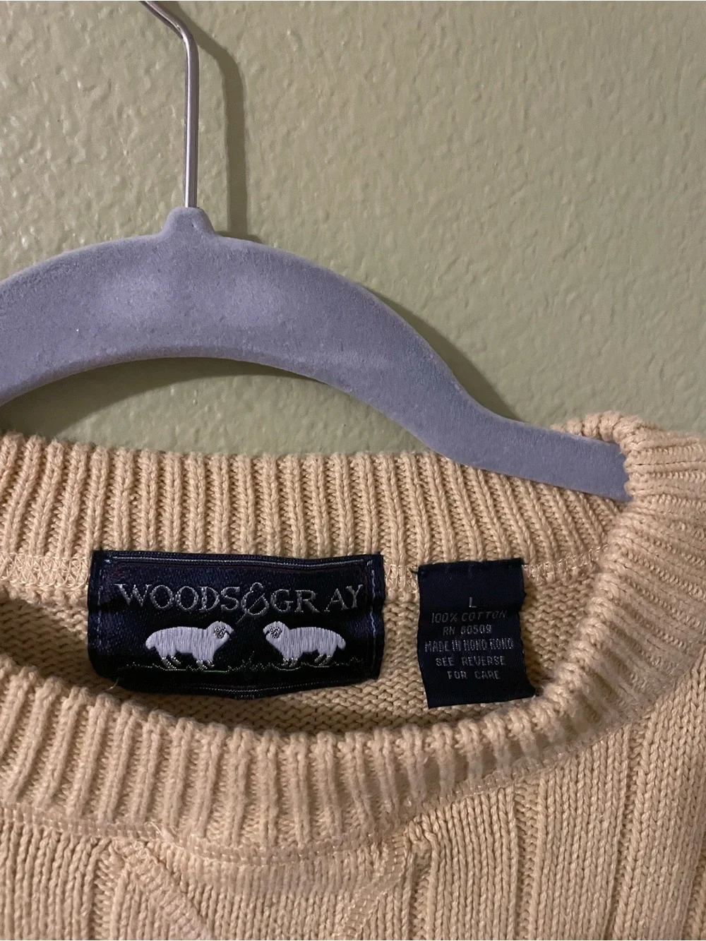 Woods & Gray cream thick
